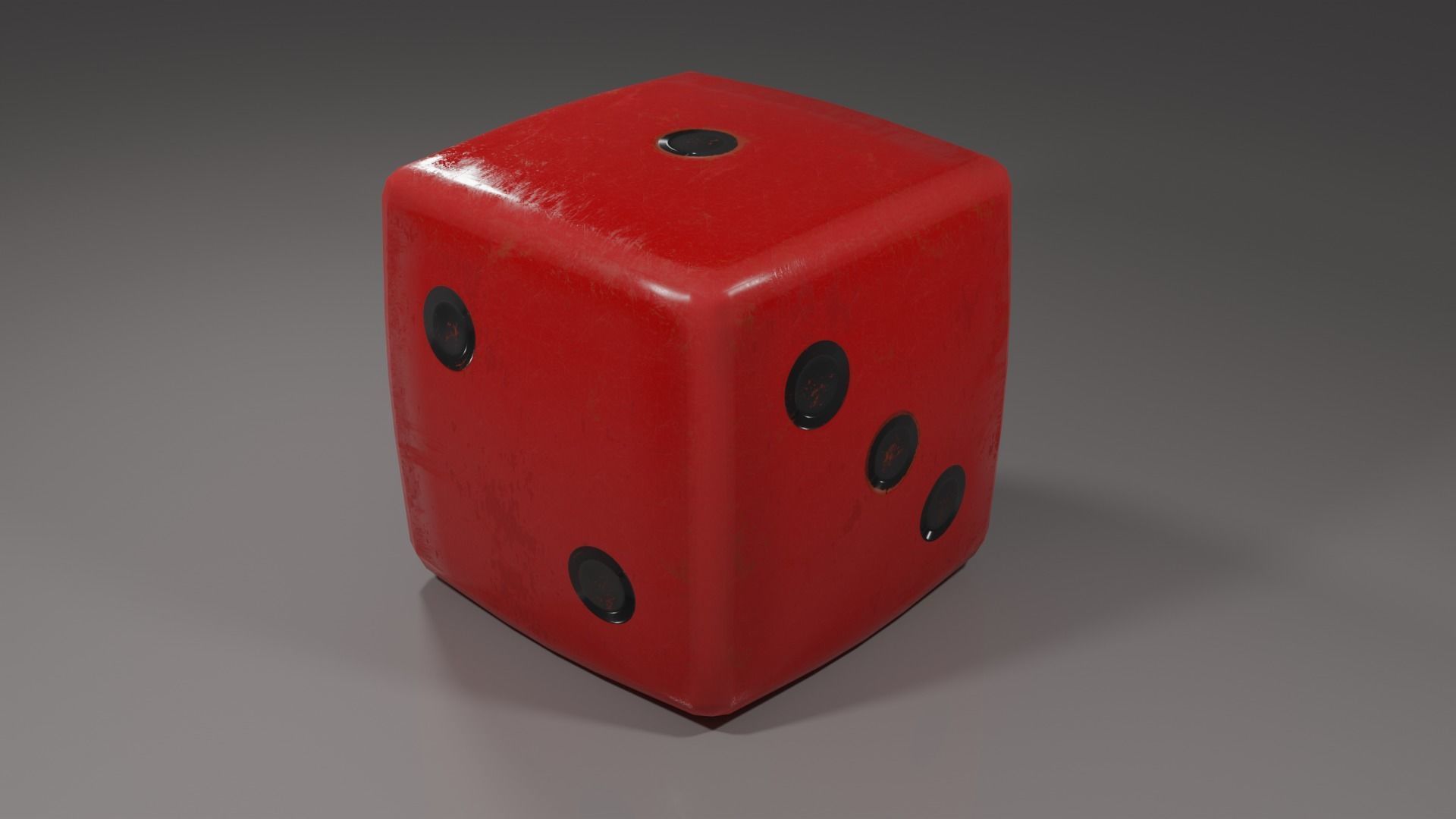 Gaming Dice  Low-poly 3D model_2