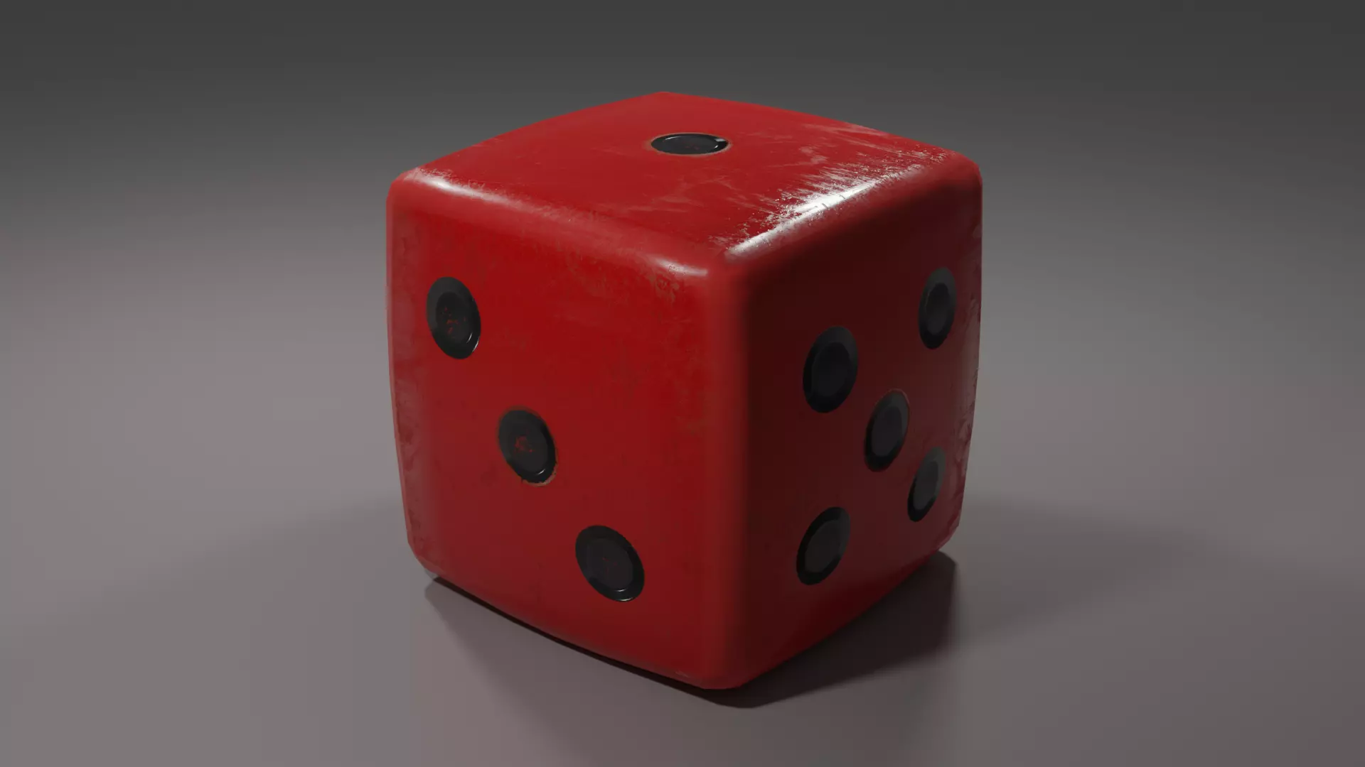 Gaming Dice  Low-poly 3D model_0