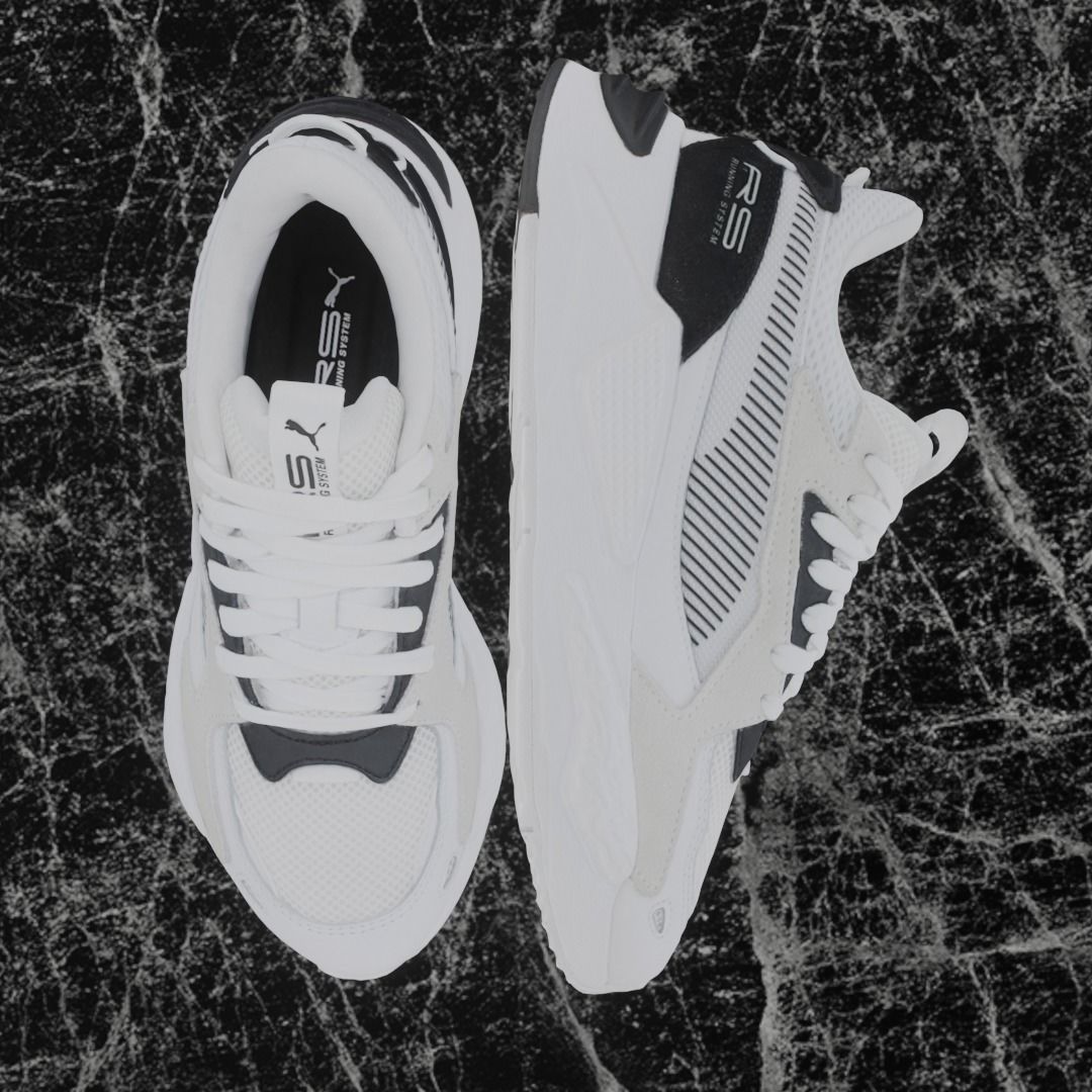 Puma 3D Shoes - White - Black - RS Series Low-poly 3D model_2
