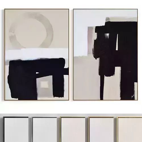 Plaster Two Photo Frame 130