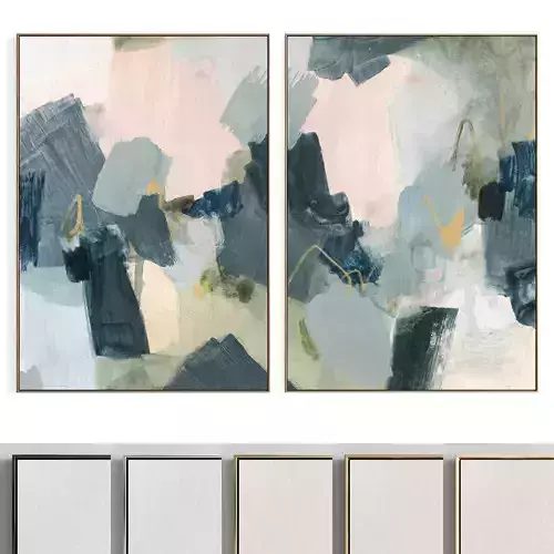 Plaster Two Photo Frame 131