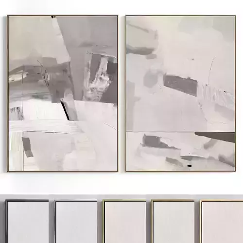 Plaster Two Photo Frame 136