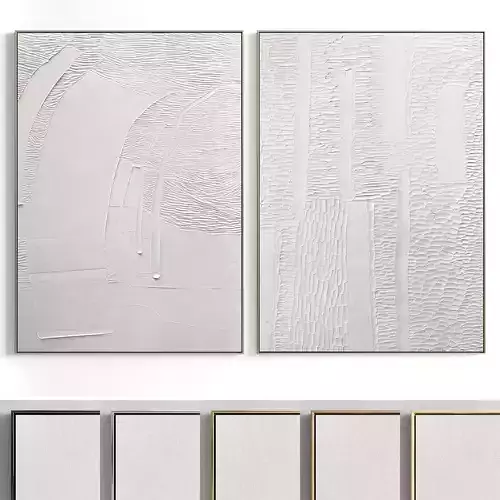 Plaster Two Photo Frame 137