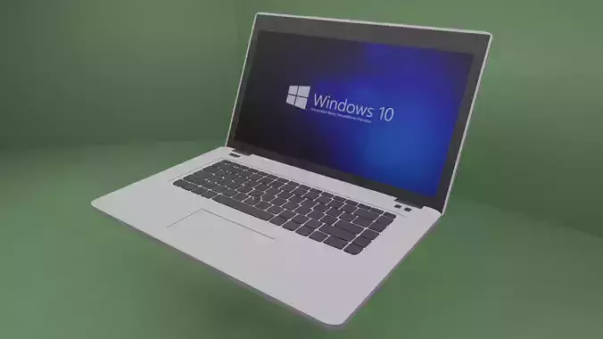 EliteBook Laptop HP 840 G4 3D model Low-poly 3D model