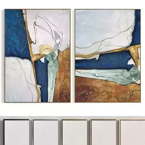 Plaster Two Photo Frame 139