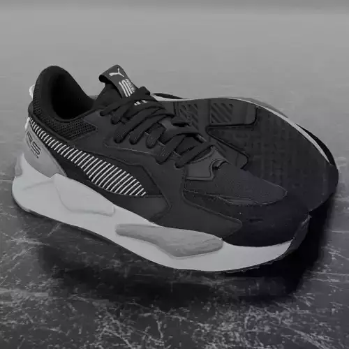 PUMA 3D SHOES - GREY - BLACK - RS SERIES