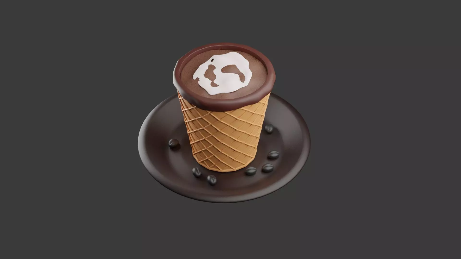 Coffee 3D Model 3D print model