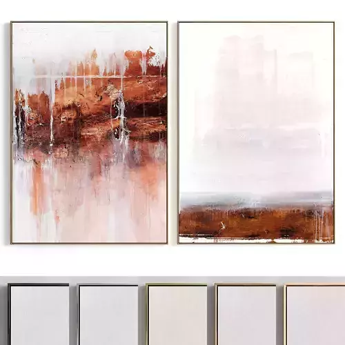 Plaster Two Photo Frame 134