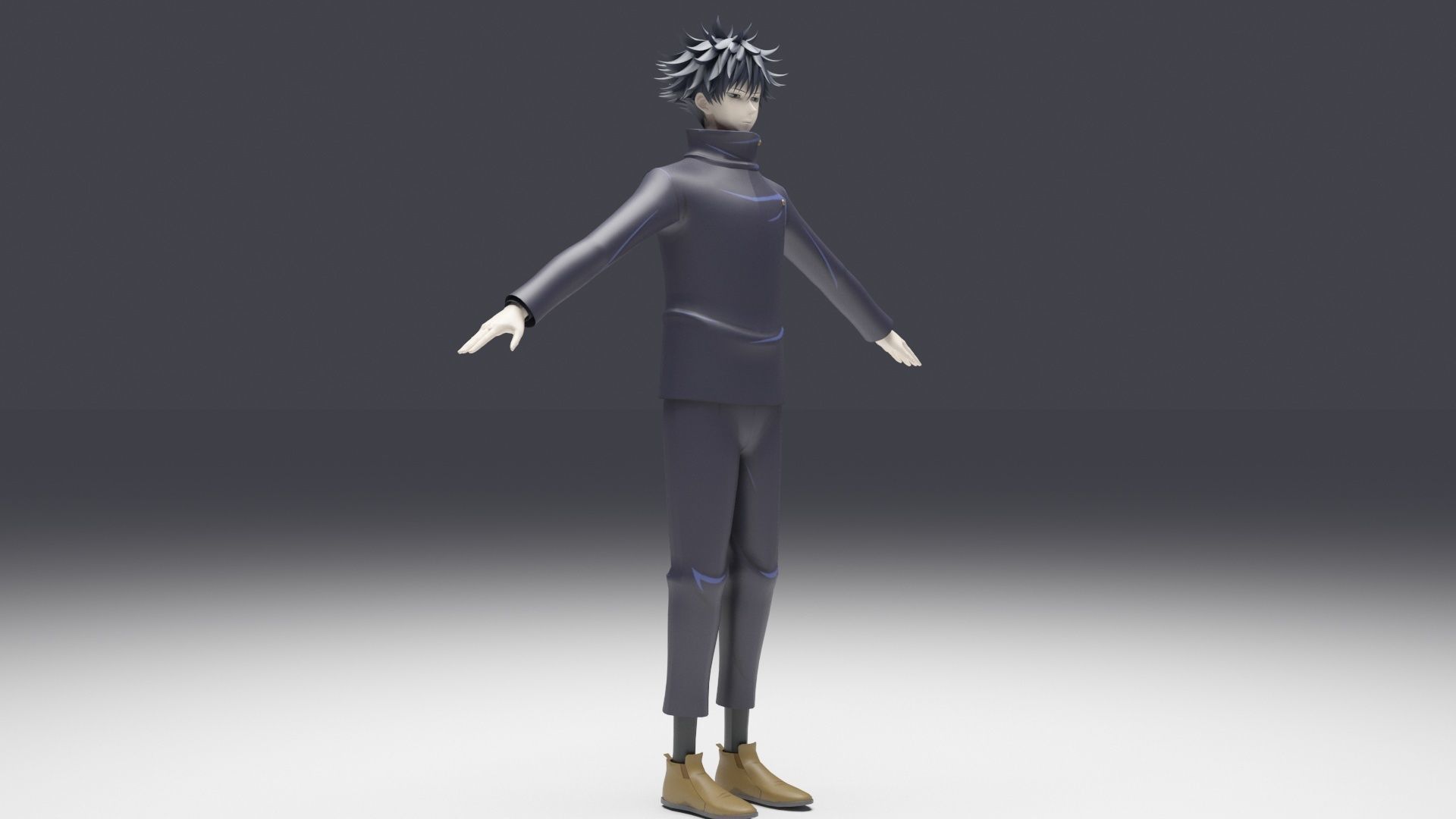 Fushiguro Megumi - Jujutsu Kaisen 3D model_6