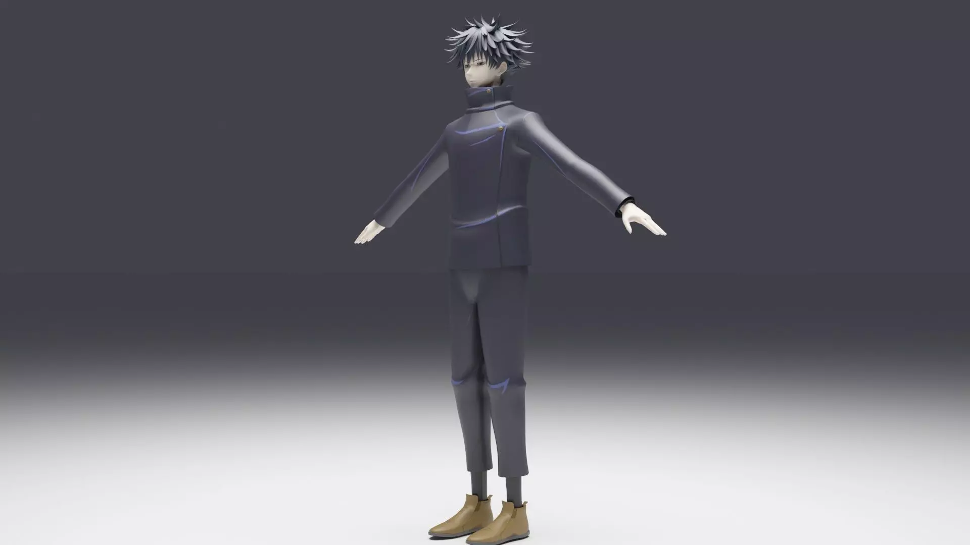 Fushiguro Megumi - Jujutsu Kaisen 3D model_0
