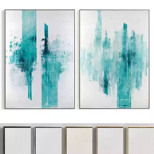 Plaster Two Photo Frame 135