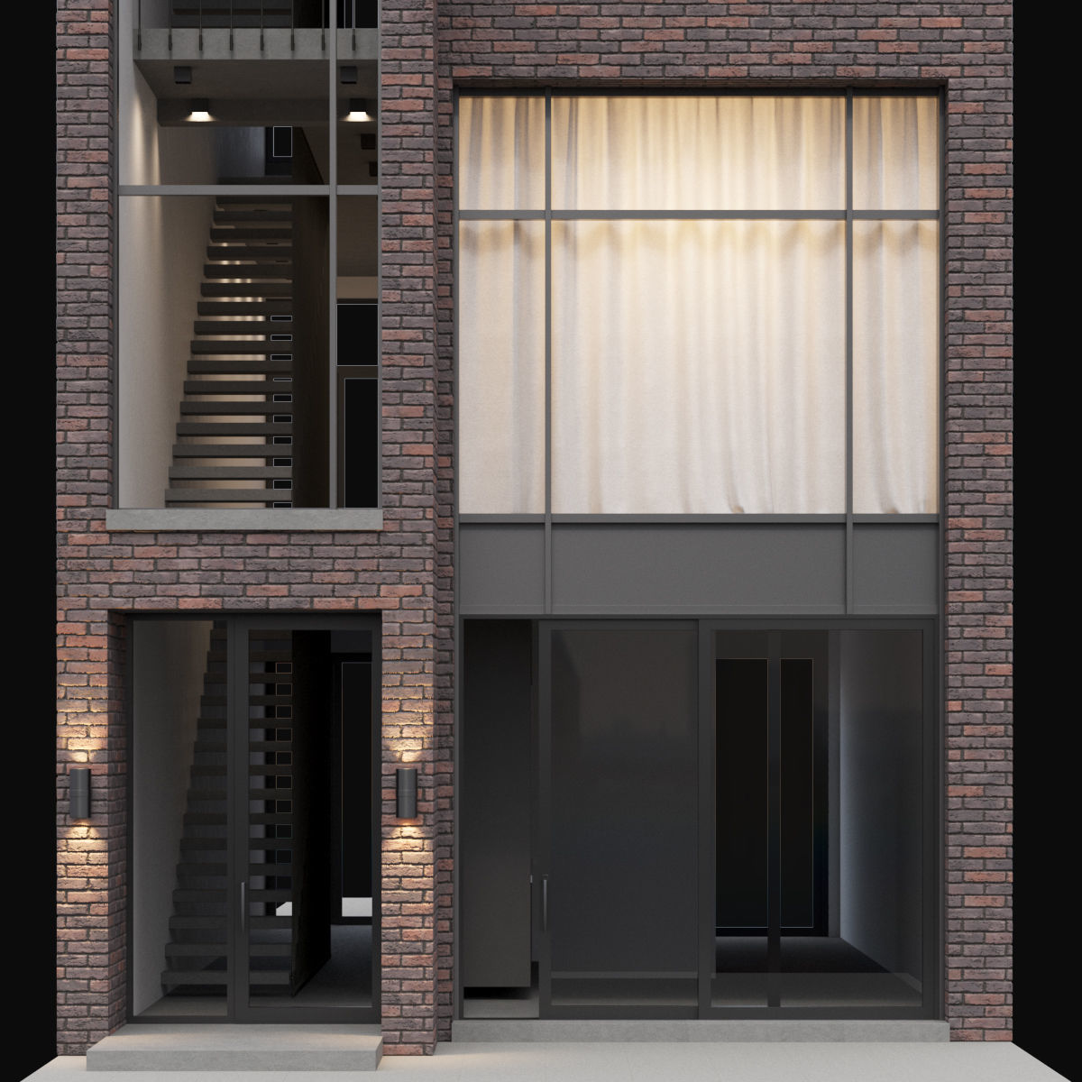 Modern house 07 3D model_20