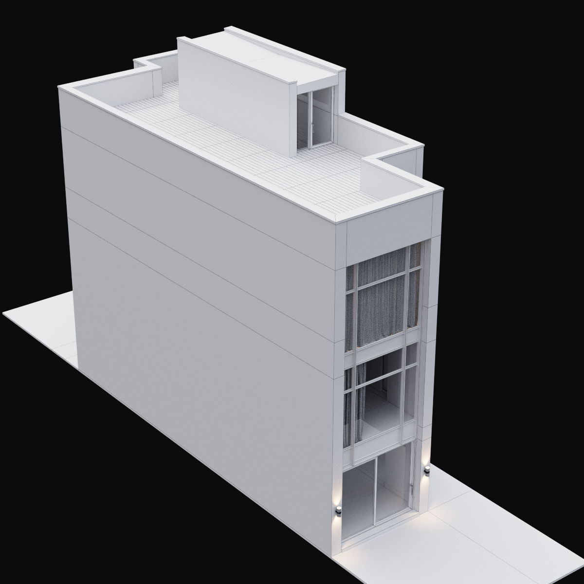 Modern house 07 3D model_17