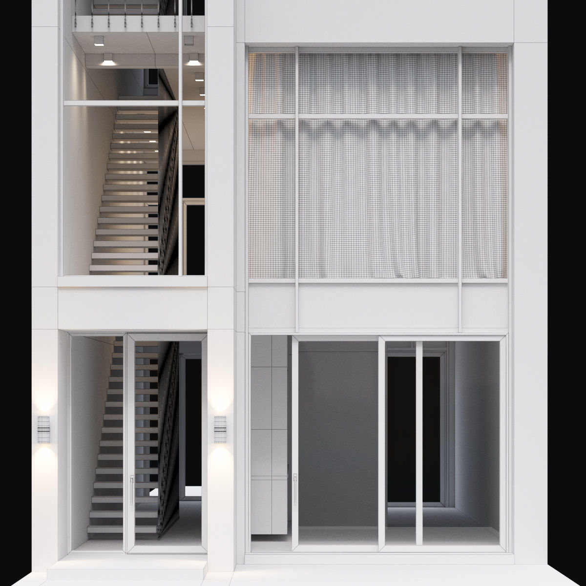 Modern house 07 3D model_21