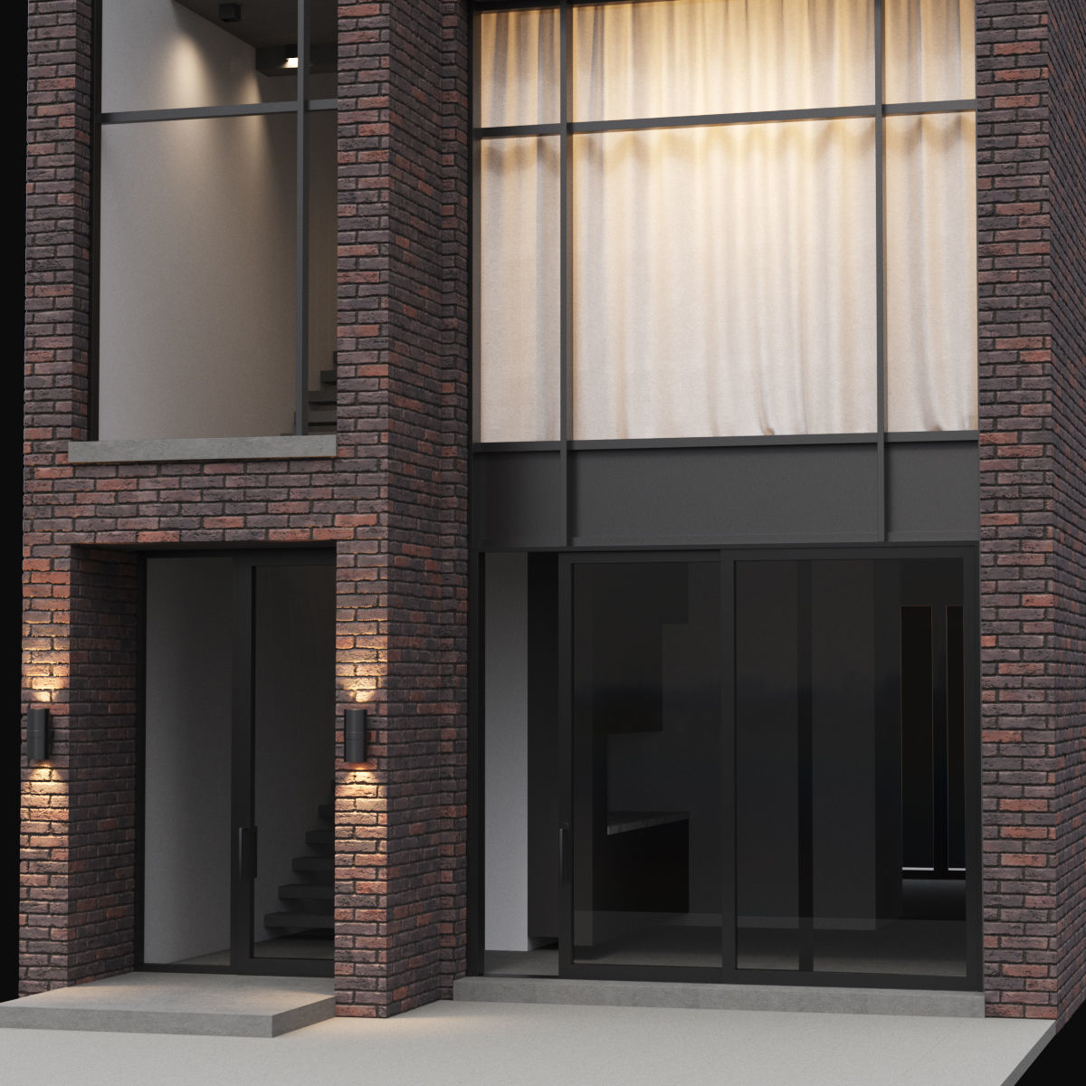 Modern house 07 3D model_18