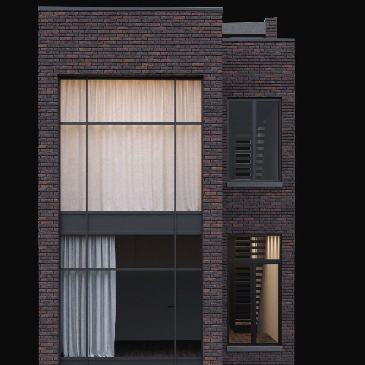 Modern house 07 3D model_8