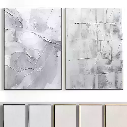 Plaster Two Photo Frame 138