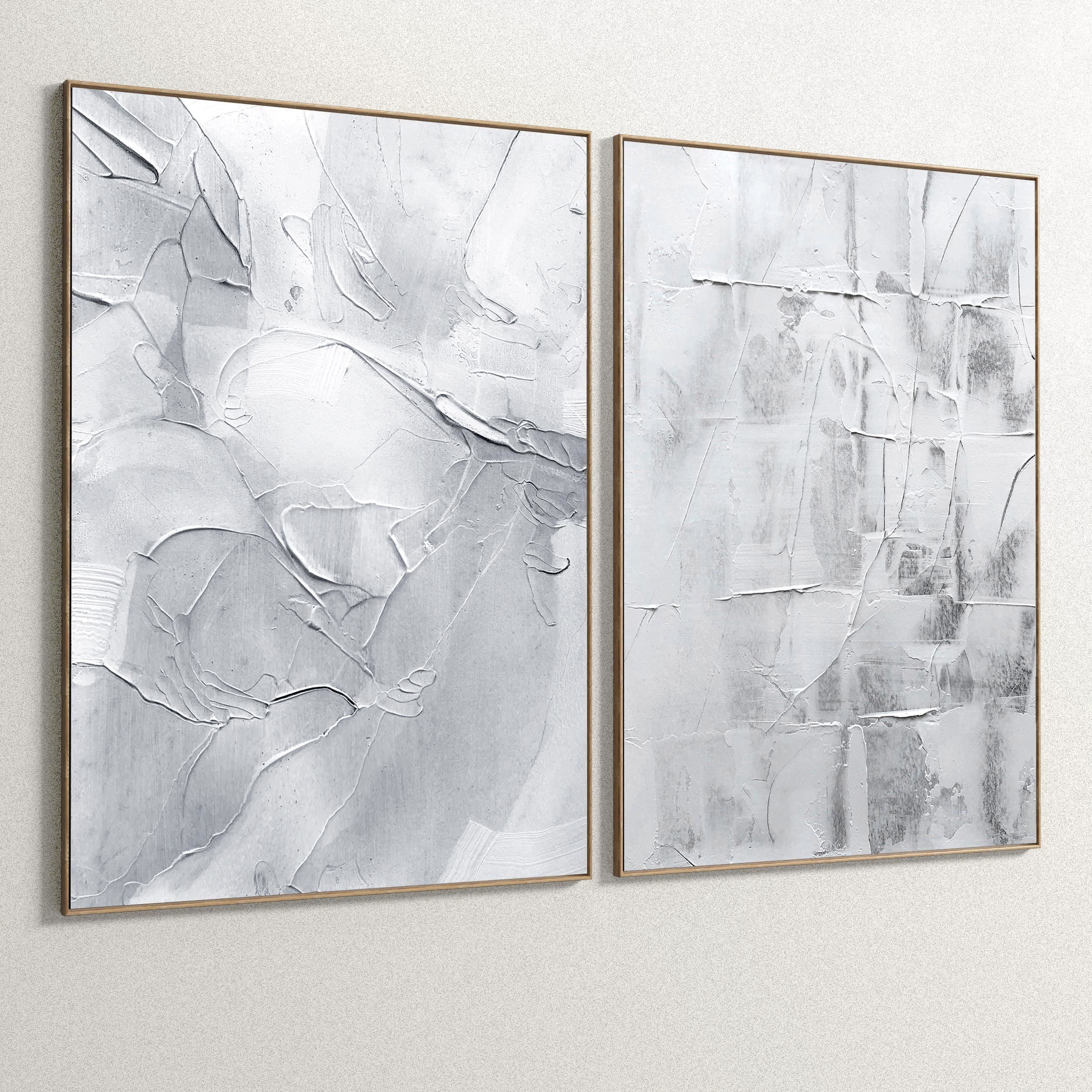 Plaster Two Photo Frame 138 Low-poly 3D model_4