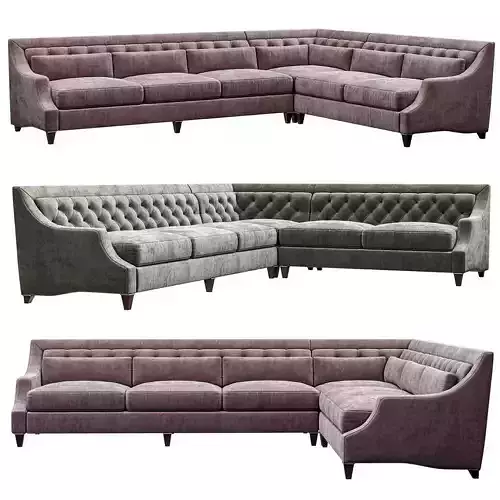 Corner Sofa Baker Max Sectional 3D model