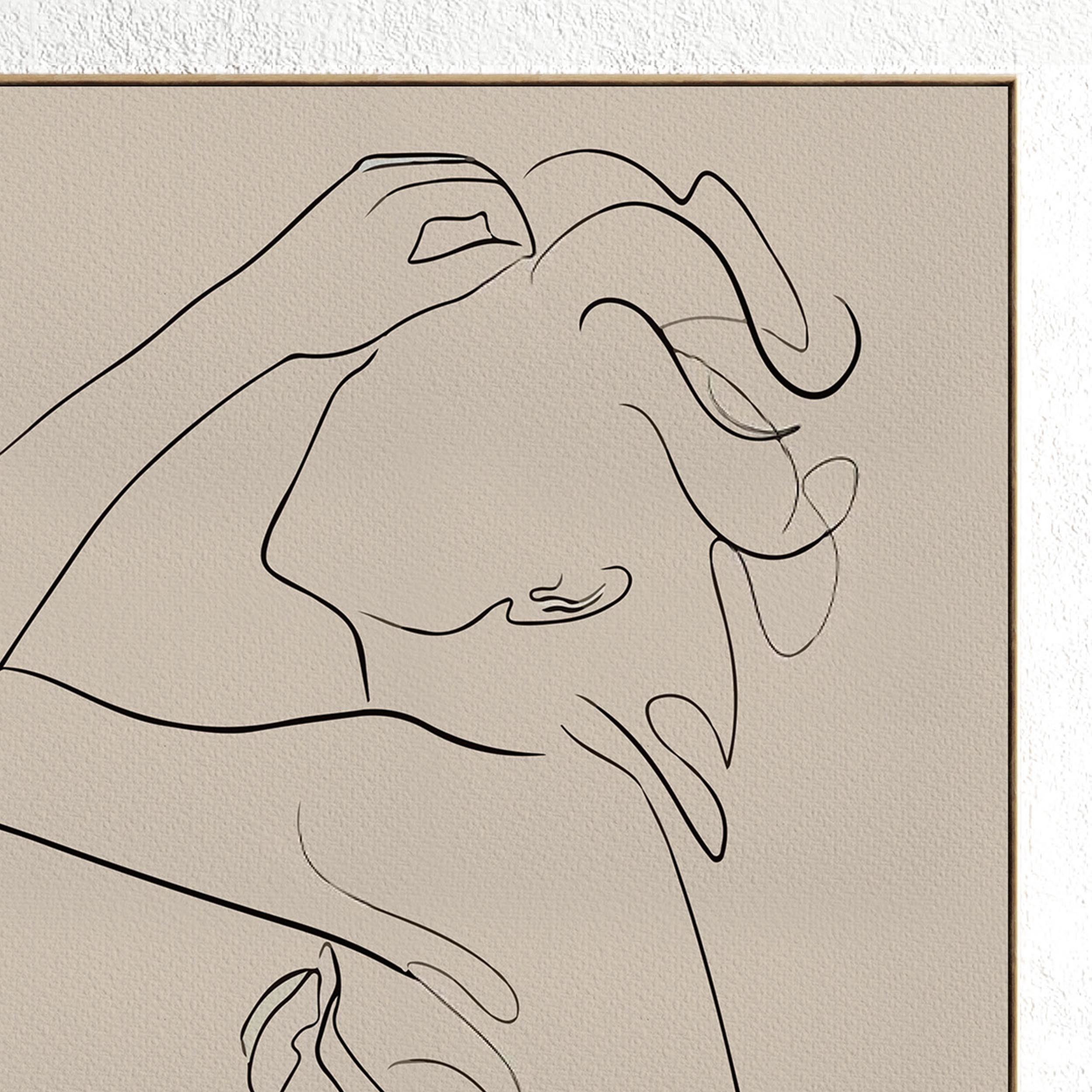 Plaster Two Photo Frame 141 Low-poly 3D model_2