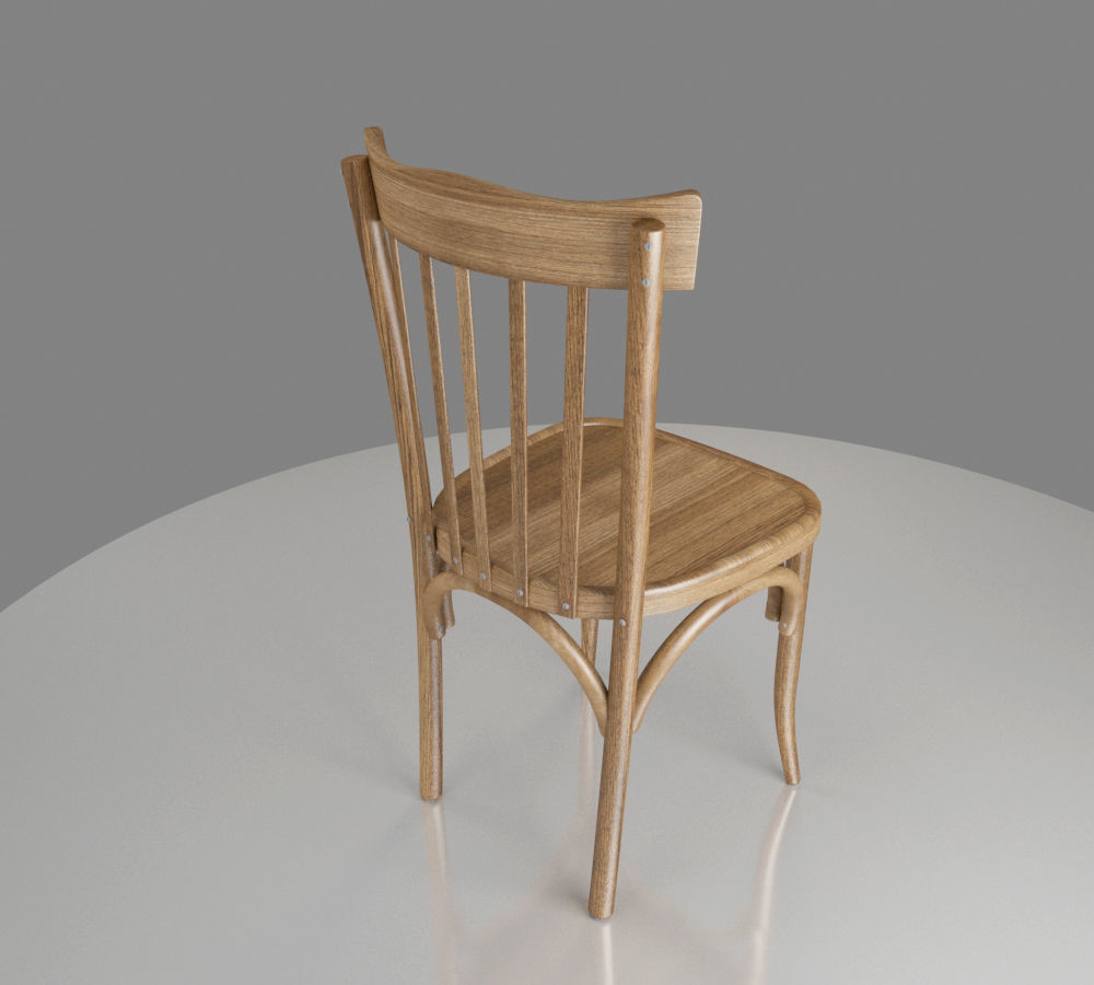 thonet chair 3D model_1