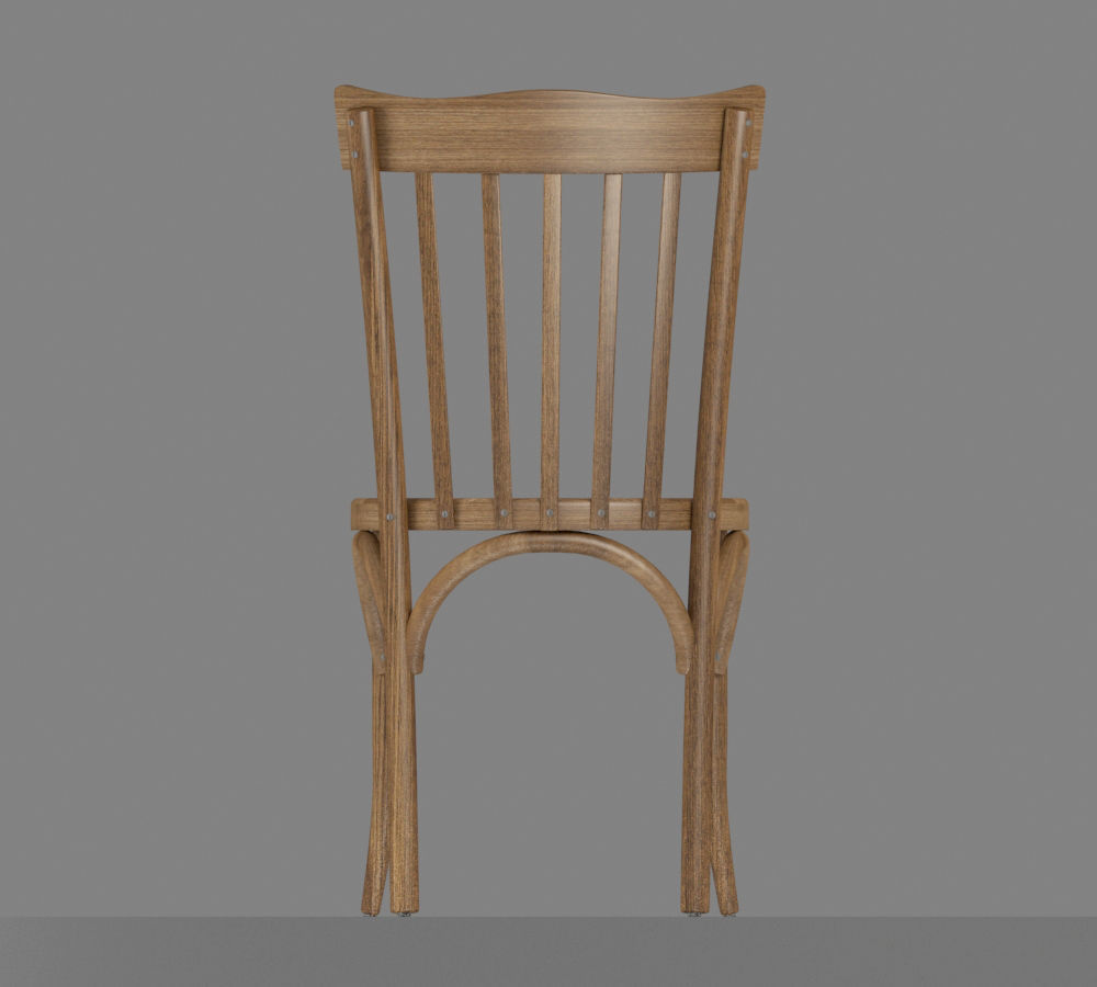 thonet chair 3D model_7