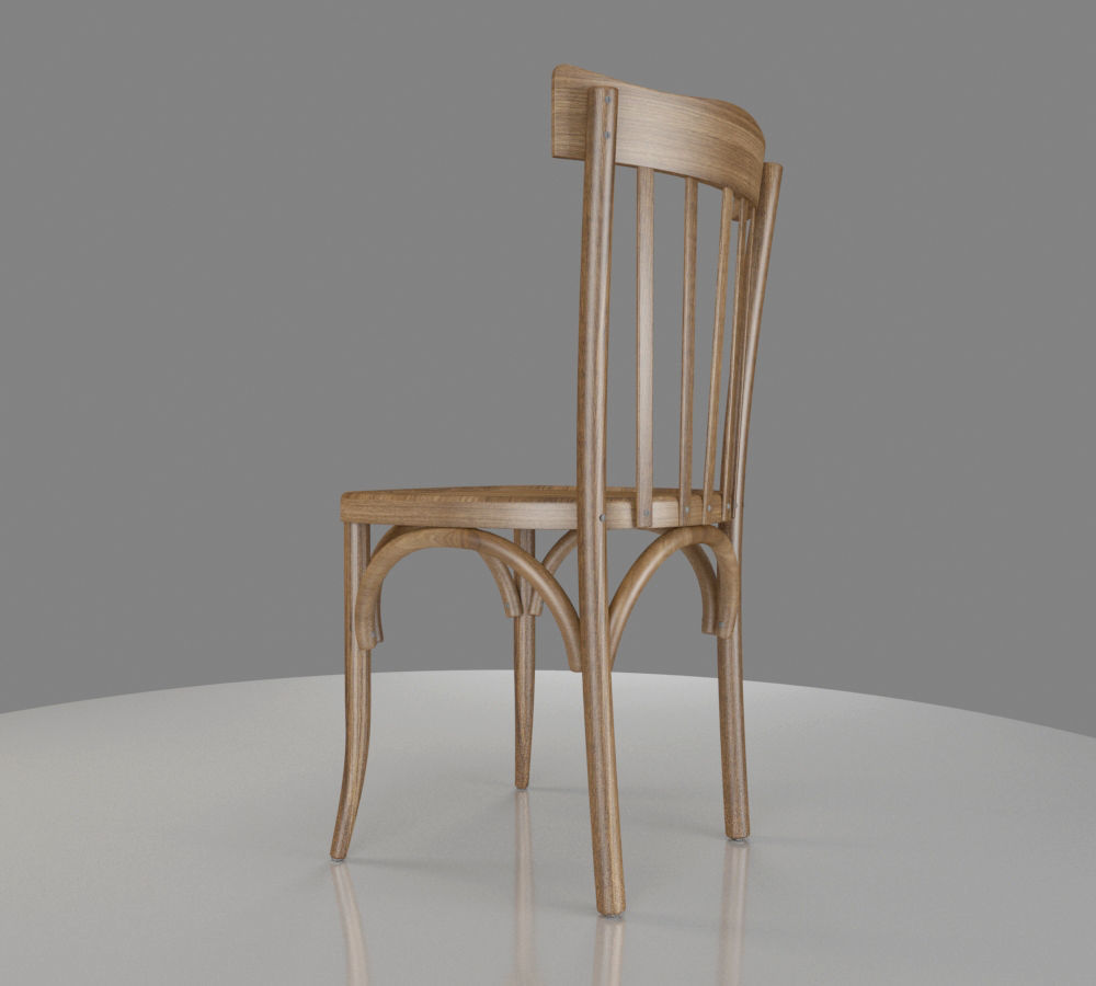 thonet chair 3D model_3