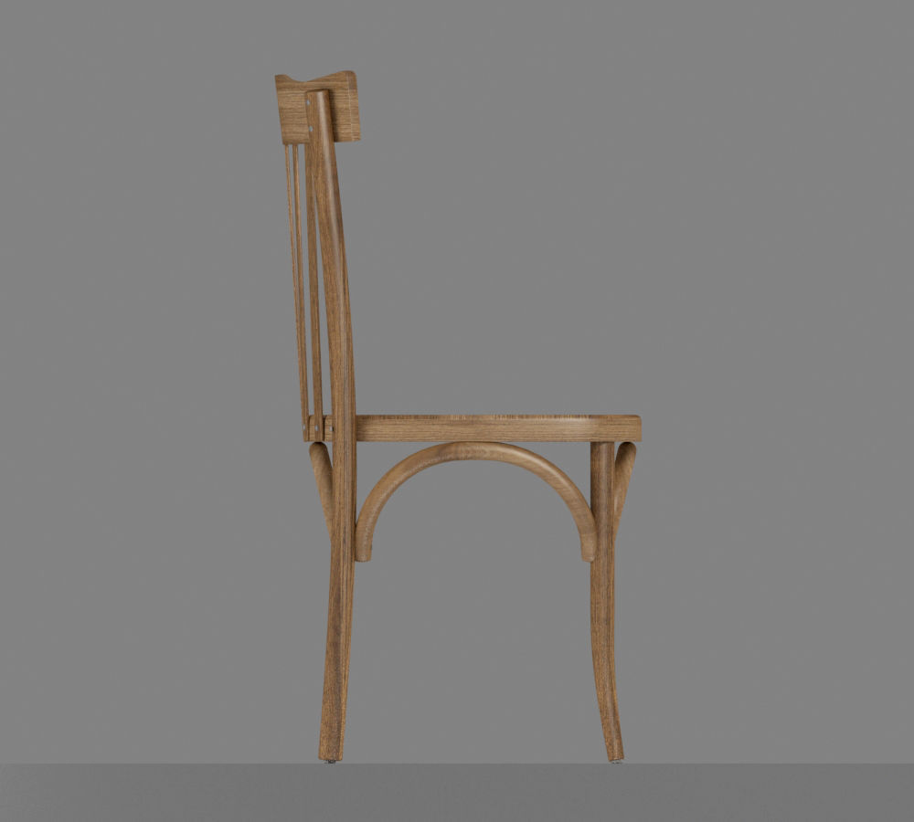 thonet chair 3D model_6