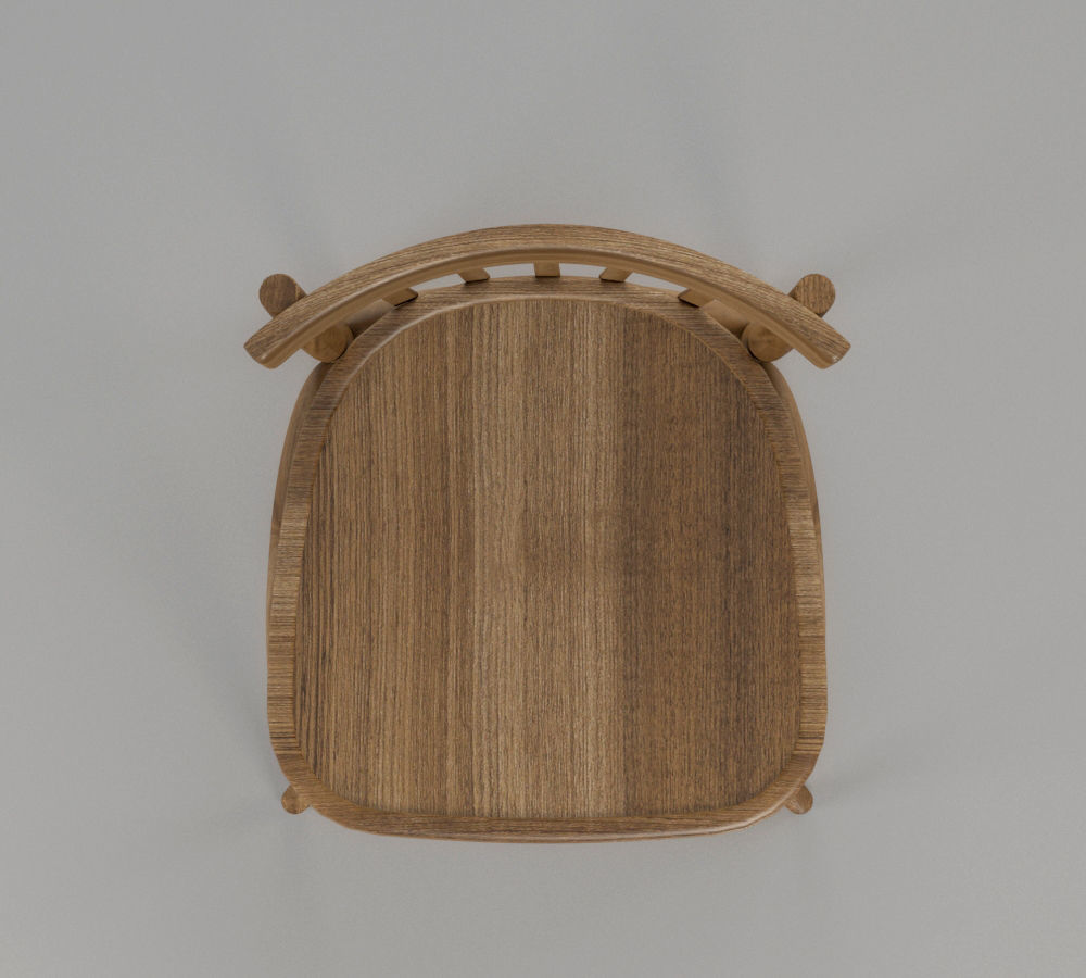 thonet chair 3D model_4