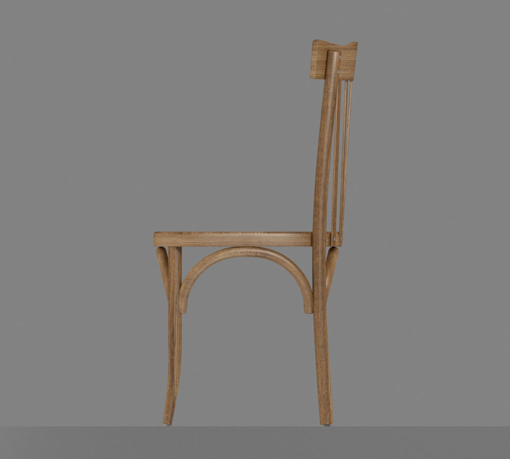 thonet chair 3D model_8