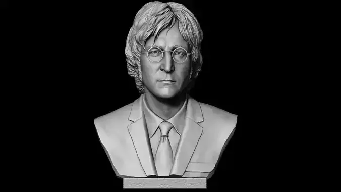 John Lennon 3D print model