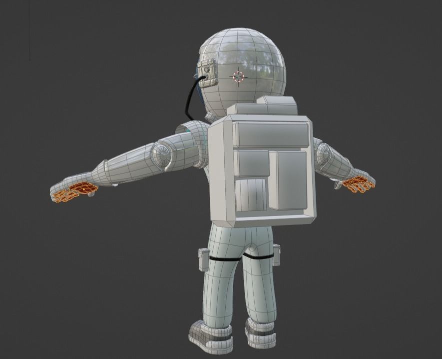 Space Man 3D model_1