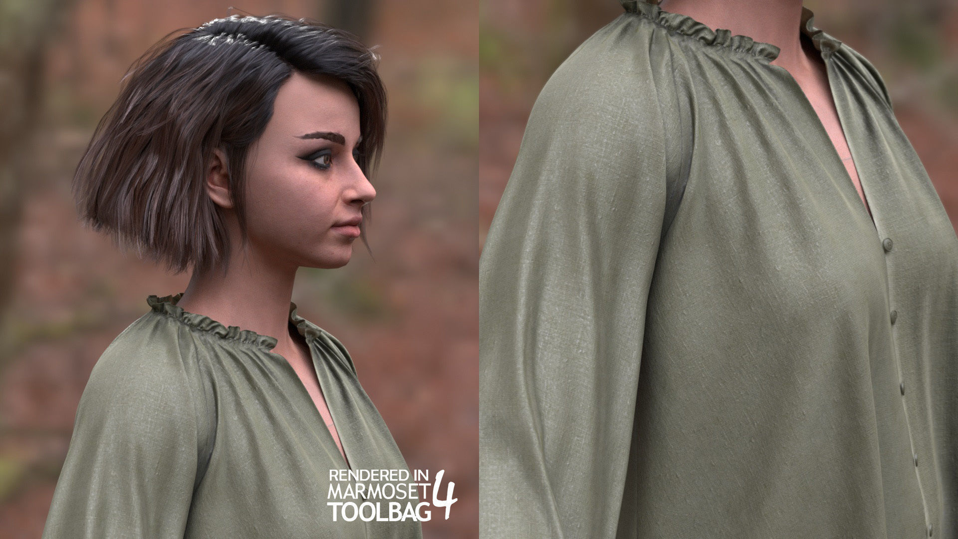 Casual Outfit 13 - Modular - Rigged Low-poly 3D model_11