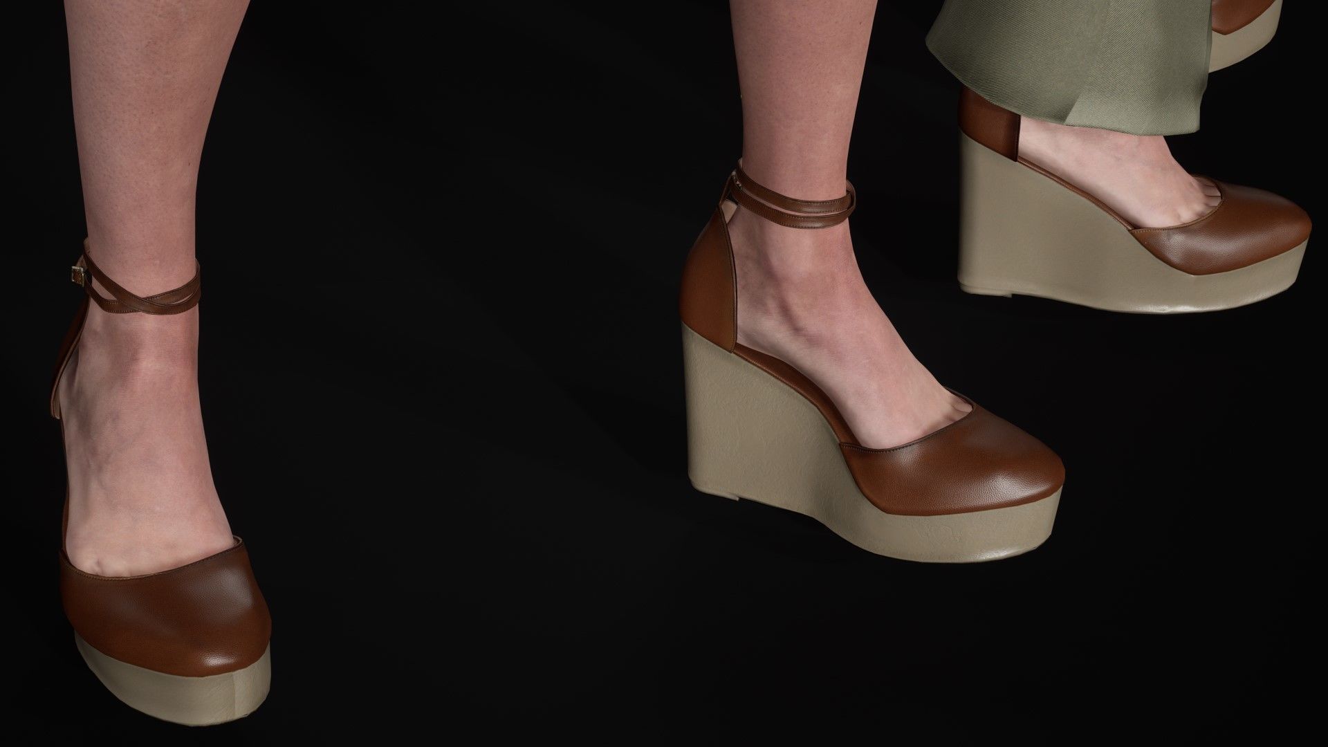 Casual Outfit 13 - Modular - Rigged Low-poly 3D model_19
