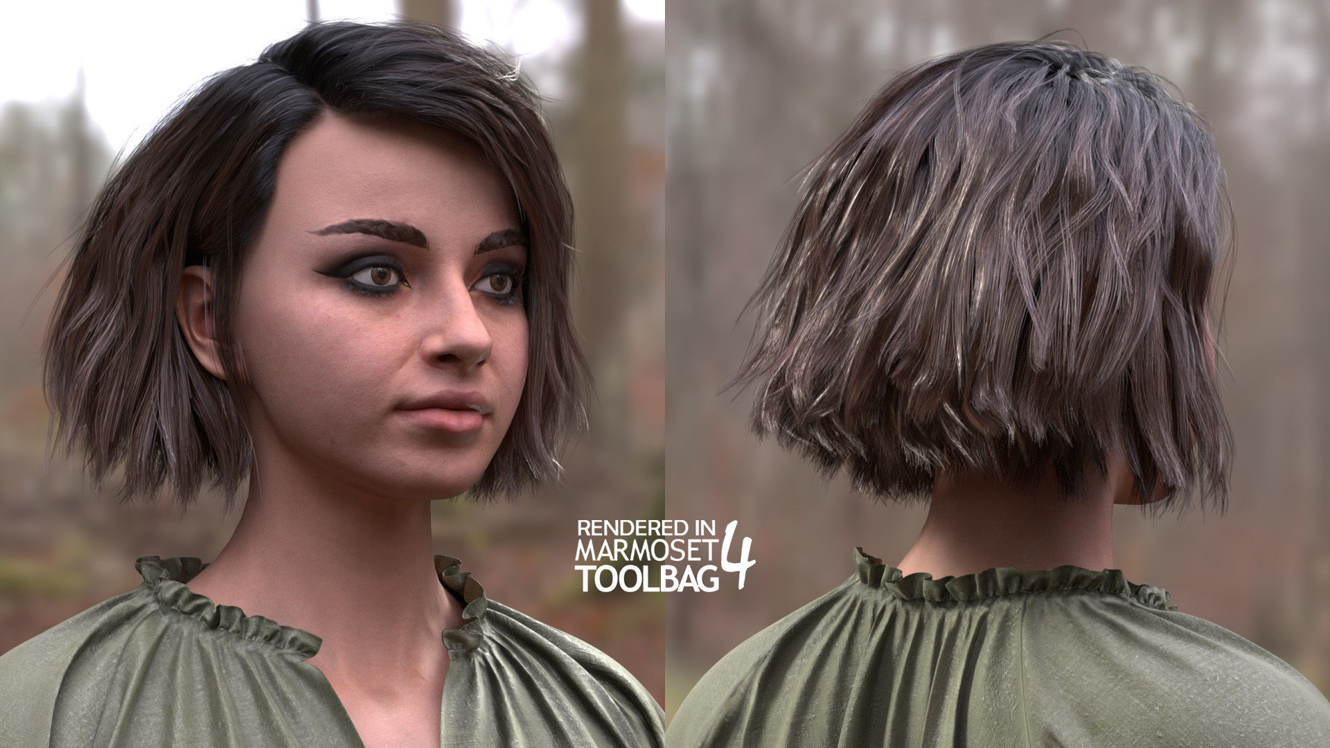 Casual Outfit 13 - Modular - Rigged Low-poly 3D model_14