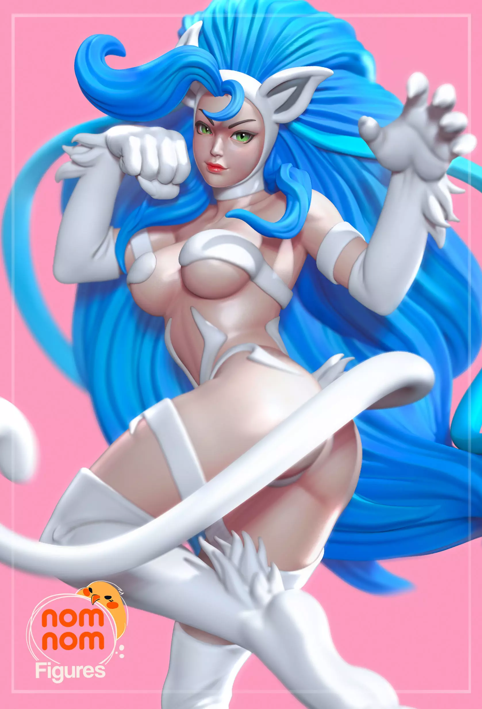 Felicia Rosemary - Dark Stalkers 3D print model_0