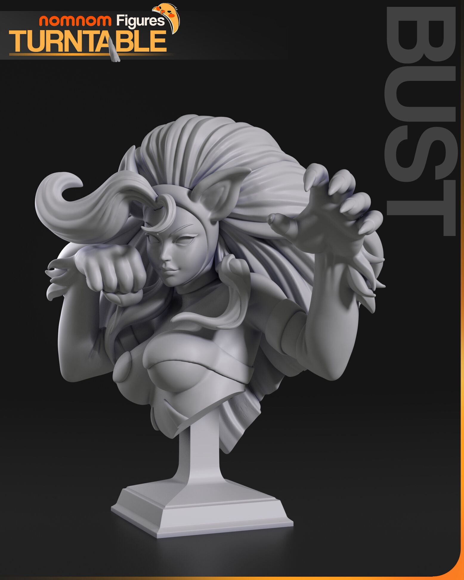 Felicia Rosemary - Dark Stalkers 3D print model_2