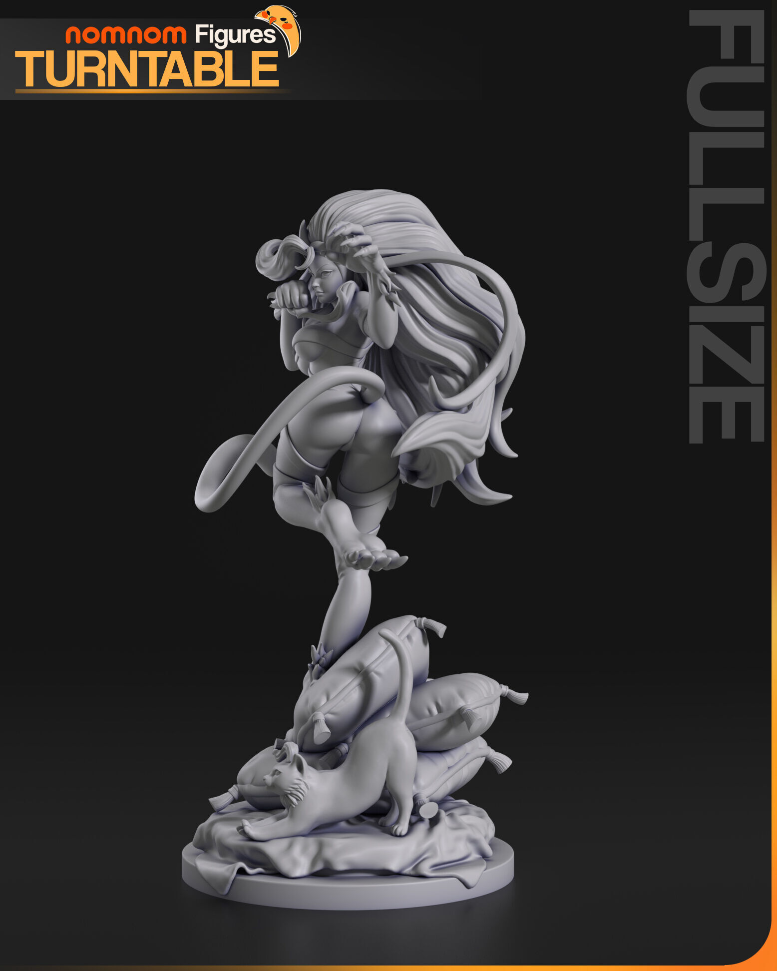 Felicia Rosemary - Dark Stalkers 3D print model_5