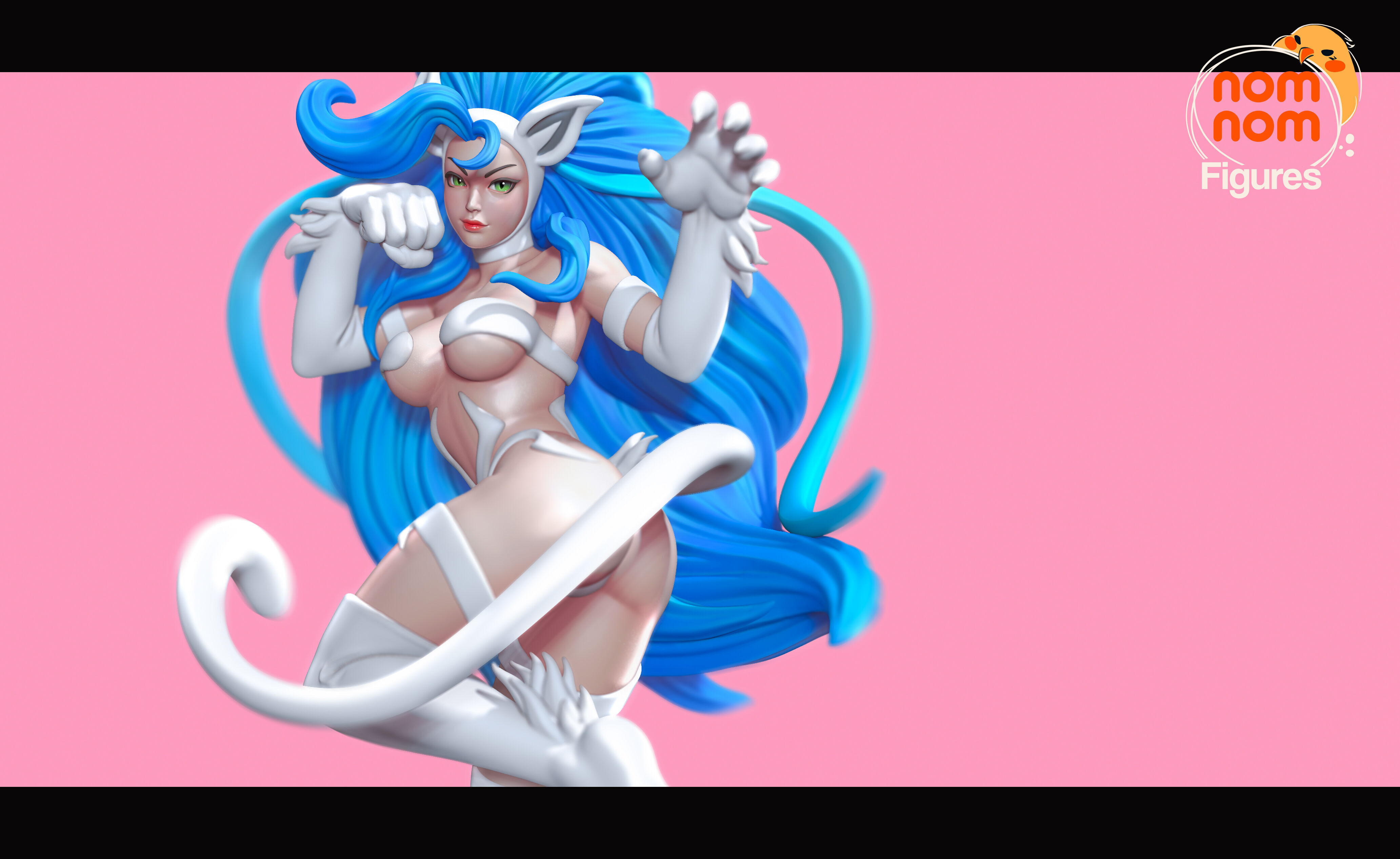 Felicia Rosemary - Dark Stalkers 3D print model_1