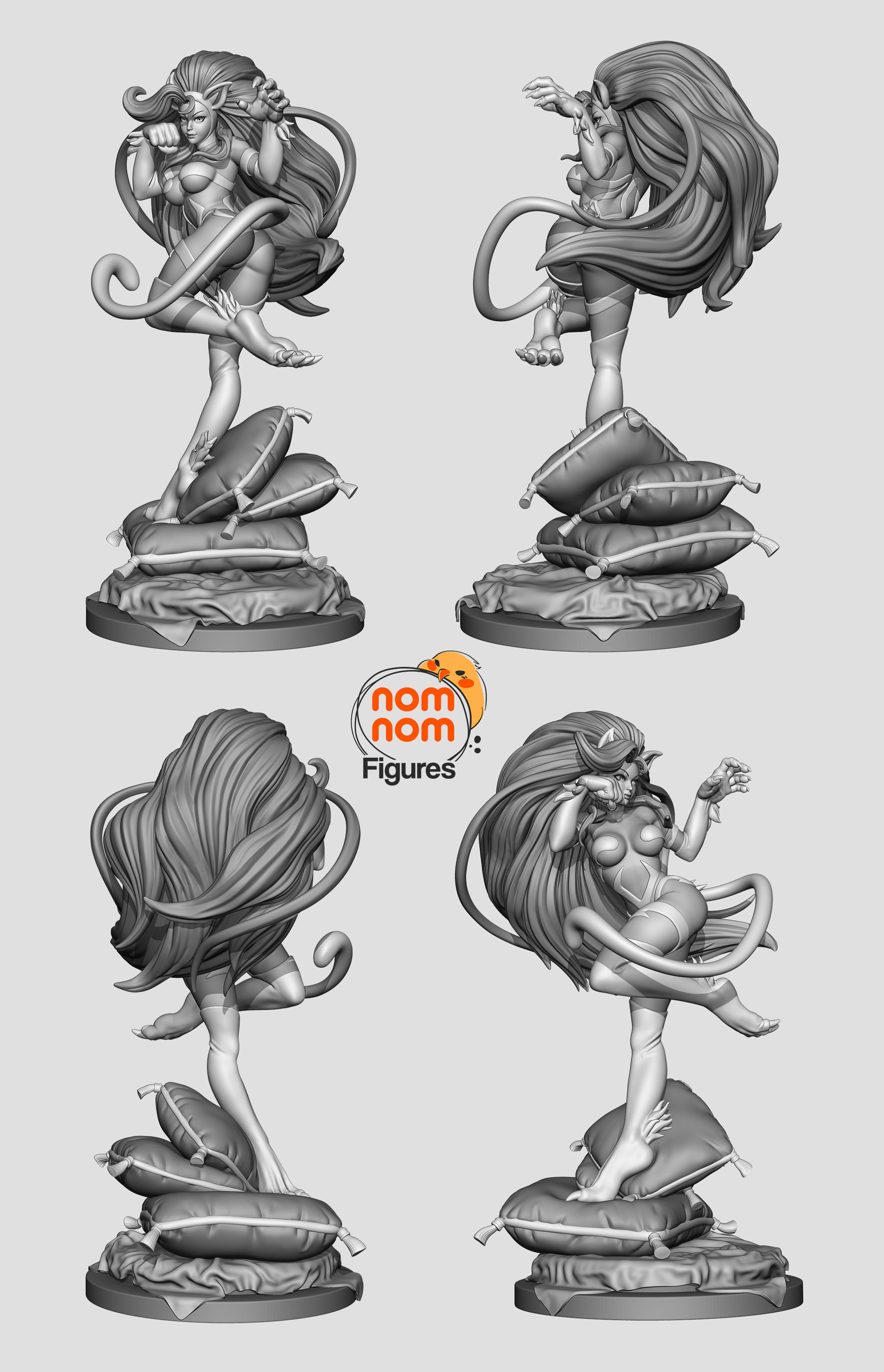 Felicia Rosemary - Dark Stalkers 3D print model_8