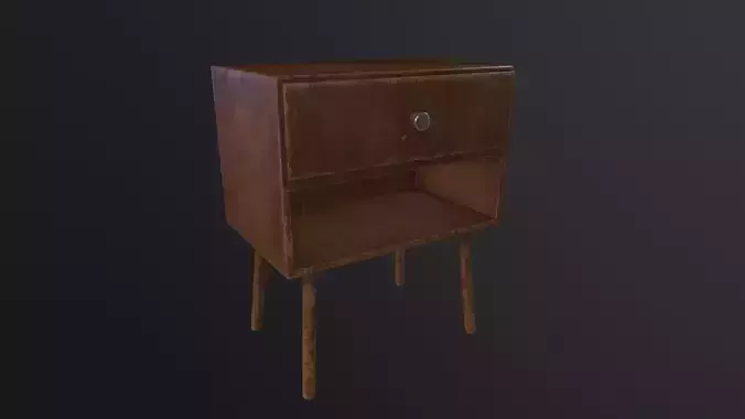 Old Nightstand 3D Model