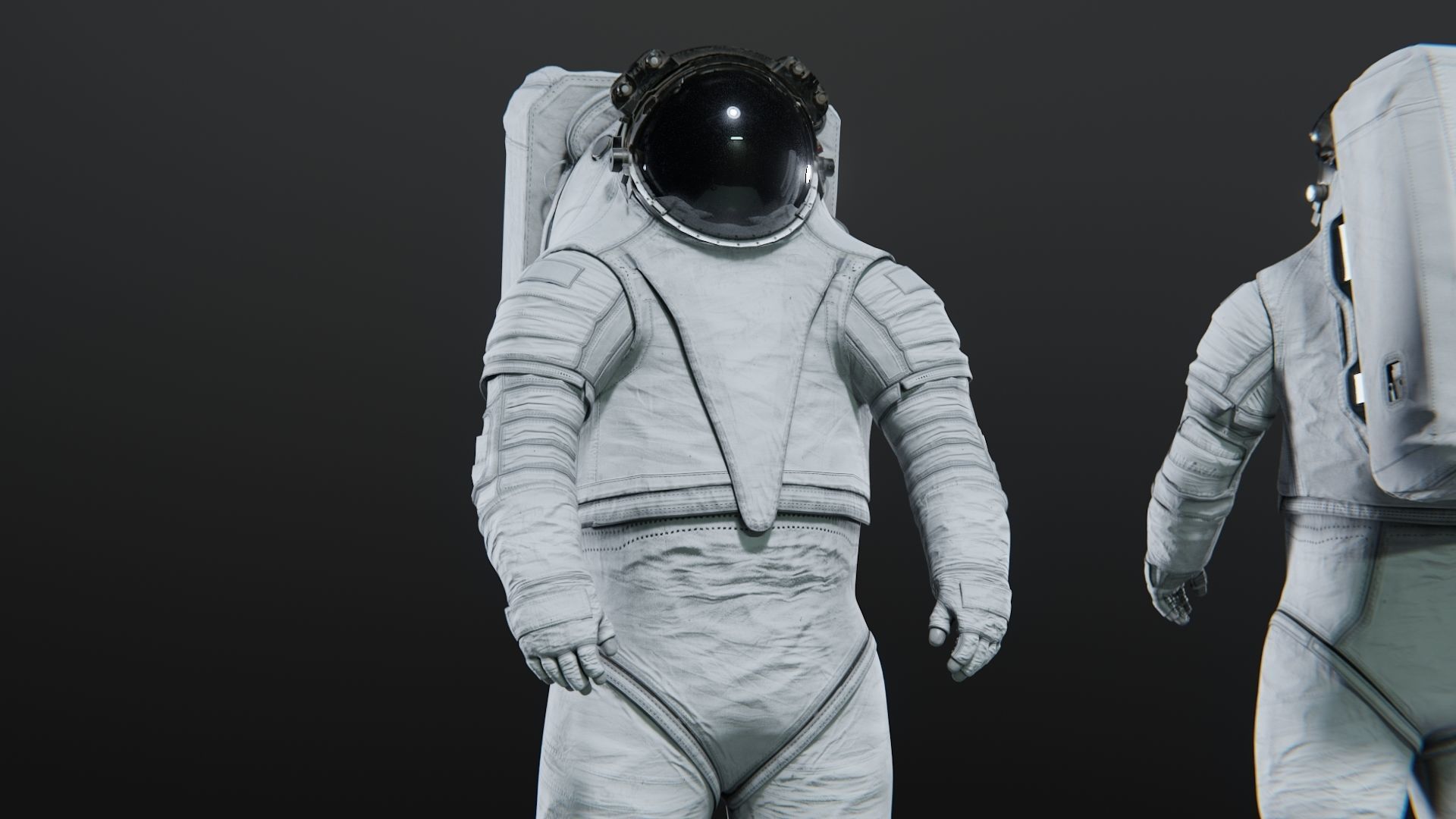 Axiom AxEMU Spacesuit White 3D model_3