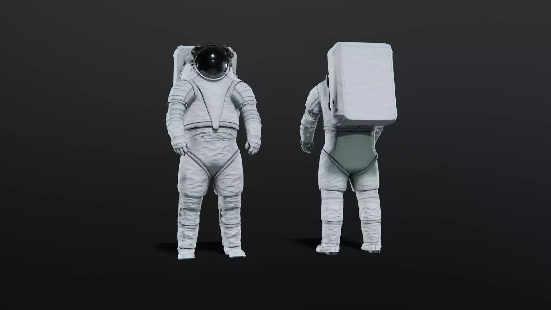 Axiom AxEMU Spacesuit White 3D model_0