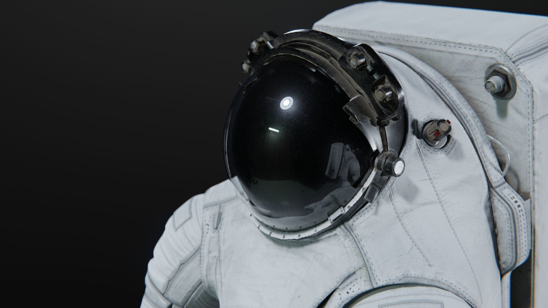 Axiom AxEMU Spacesuit White 3D model_11