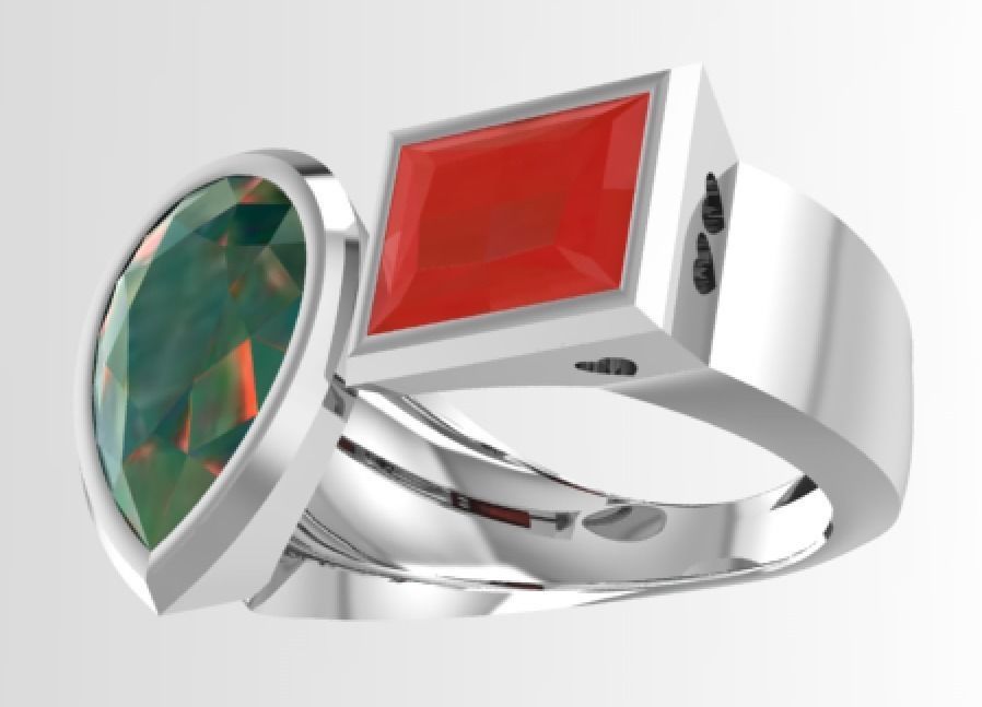 woman-ring-2 3D print model_5