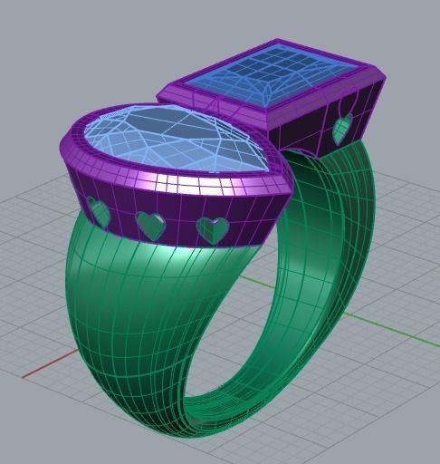woman-ring-2 3D print model_6