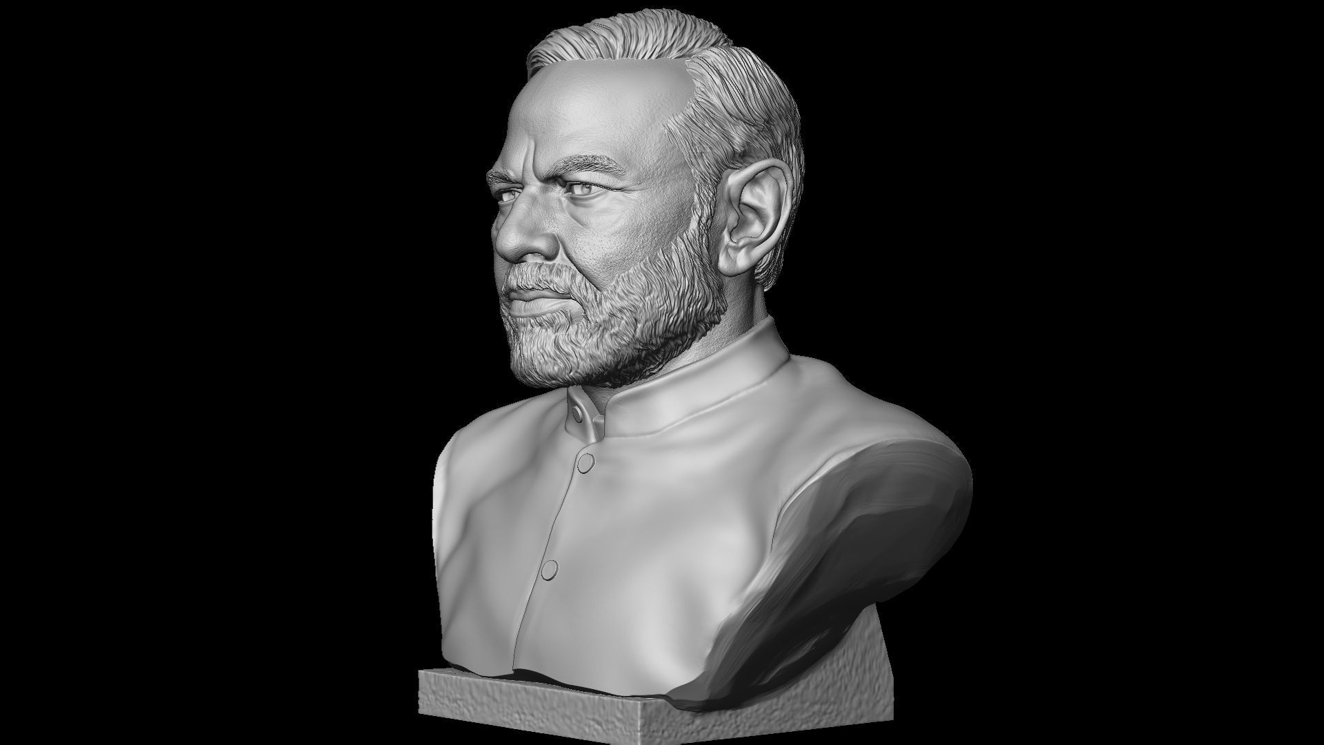 Narendra Damodardas Modi  3D print model_34