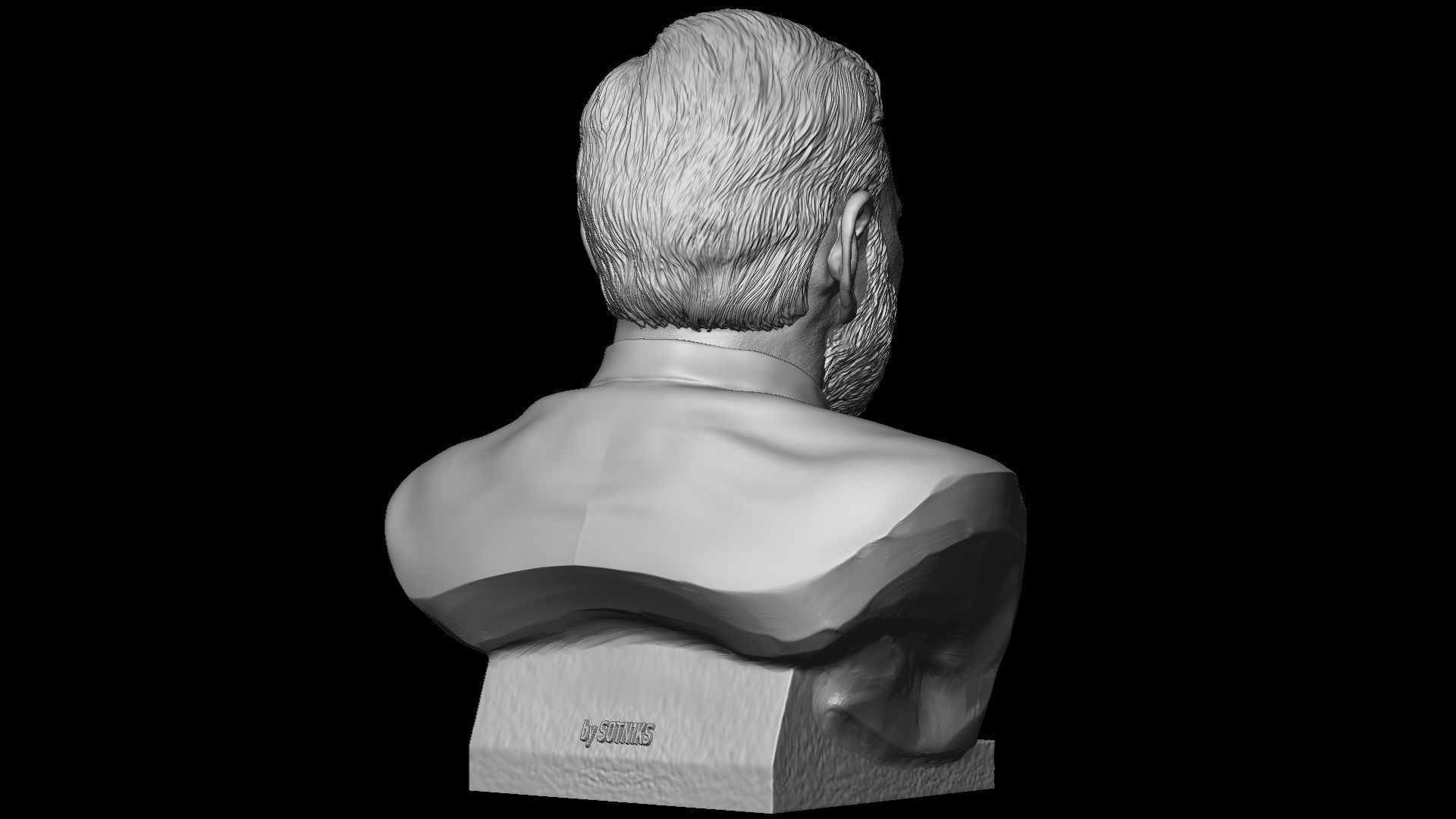 Narendra Damodardas Modi  3D print model_12