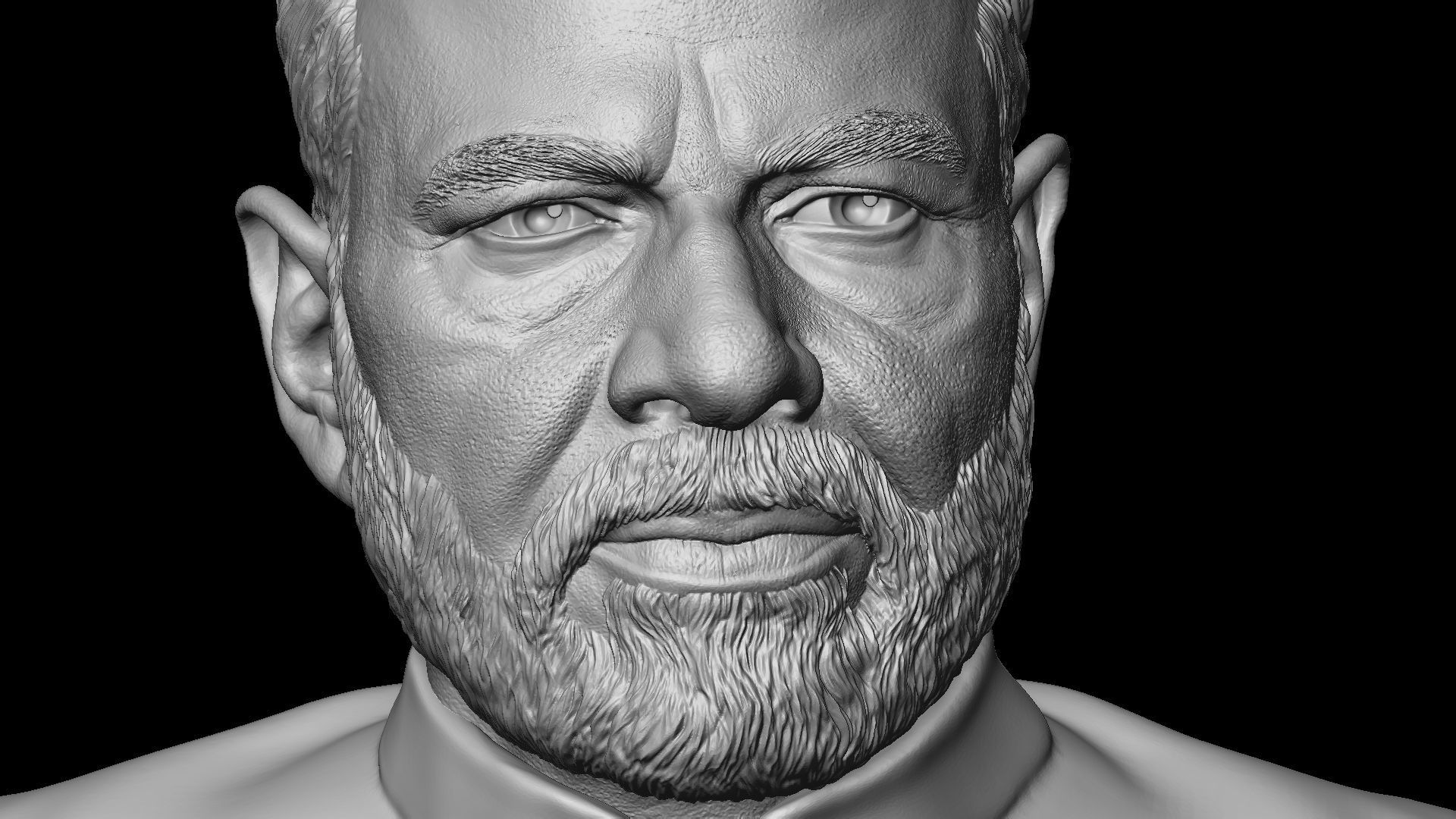 Narendra Damodardas Modi  3D print model_29