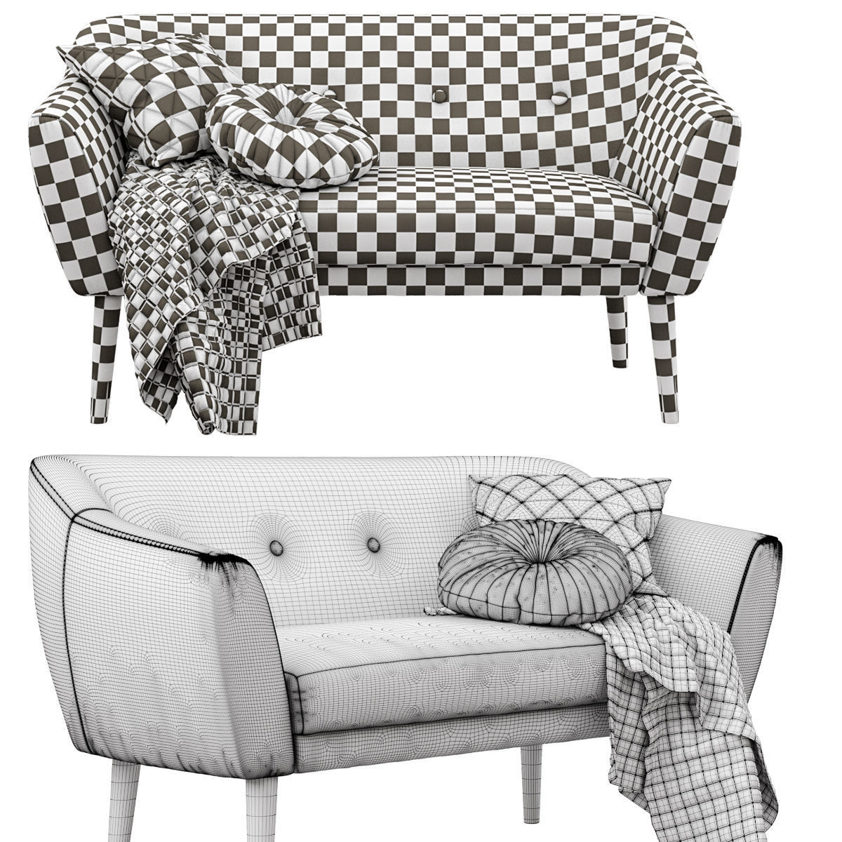 Sofa Signal Bergen 2 3D model_4